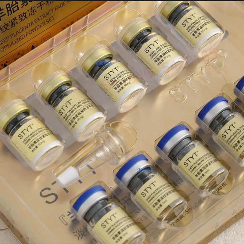 Placenta Extract Serum - Schafplazenta-Extrakt Lyophilisiertes Pulver Reparatur für Empfindliche