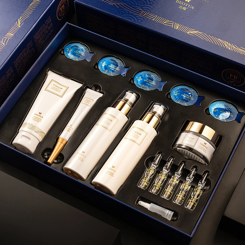 15PCS Kaviar Hautpflege Set Ge – Oligopeptide Wrinkle Bewertung und Preis